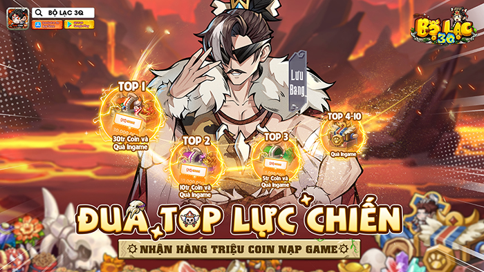 Bộ Lạc 3Q chính thức ra mắt lúc 9h ngày 15/7, bùng nổ với sự kiện đua top nhận quà cực cháy 3