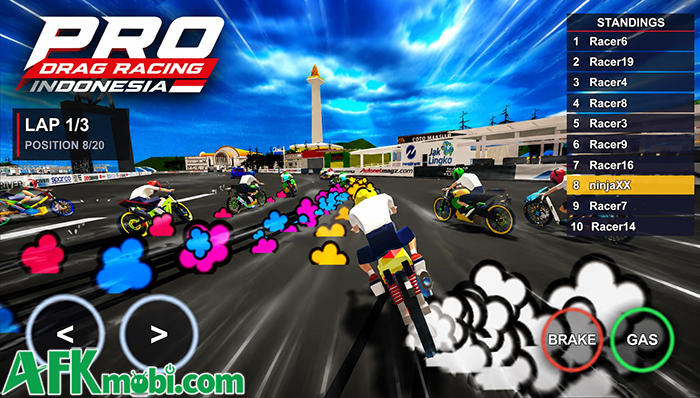 Pro Drag Bike Racing Indonesia game đua xe mô tô đường phố đảo quốc Indonesia 0