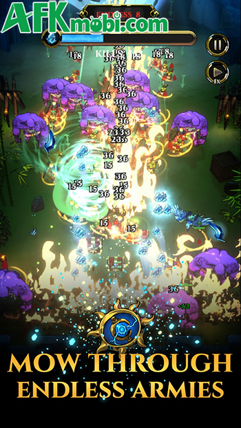 Phòng thủ bảo vệ bức tường thành trước các đợt tấn công trong game Protect the Wall NOW 1