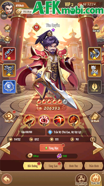 3Q Gọi Tướng Đi tuy là một game đấu tướng rảnh tay nhưng vẫn đủ chiều sâu chiến thuật 3 3Q Gọi Tướng Đi tuy là một game đấu tướng rảnh tay nhưng vẫn đủ chiều sâu chiến thuật 3