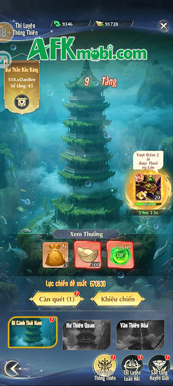 Tu tiên lẫn chiến đấu một cách nhàn rỗi trong game nhập vai Phàm Trần Tiên Lộ 7