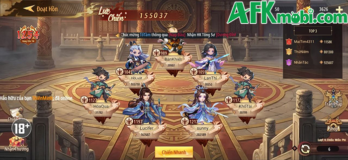 Dân cày chay vẫn có thể sở hữu đội hình mạnh trong mơ với game Võ Lâm Hắc Đạo 6