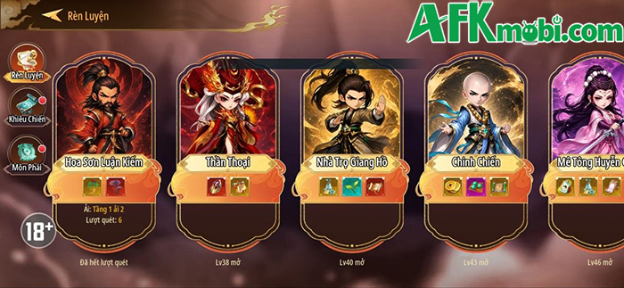 Dân cày chay vẫn có thể sở hữu đội hình mạnh trong mơ với game Võ Lâm Hắc Đạo 7