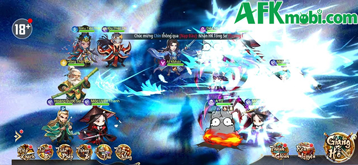 Dân cày chay vẫn có thể sở hữu đội hình mạnh trong mơ với game Võ Lâm Hắc Đạo 8