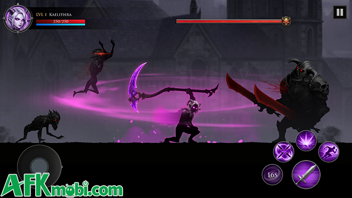 Shadow Requiem: Demon Darkness game hành động chặt chém 2D kèm yếu tố roguelike 1