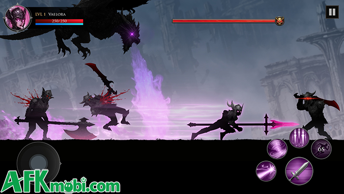 Shadow Requiem: Demon Darkness game hành động chặt chém 2D kèm yếu tố roguelike 2