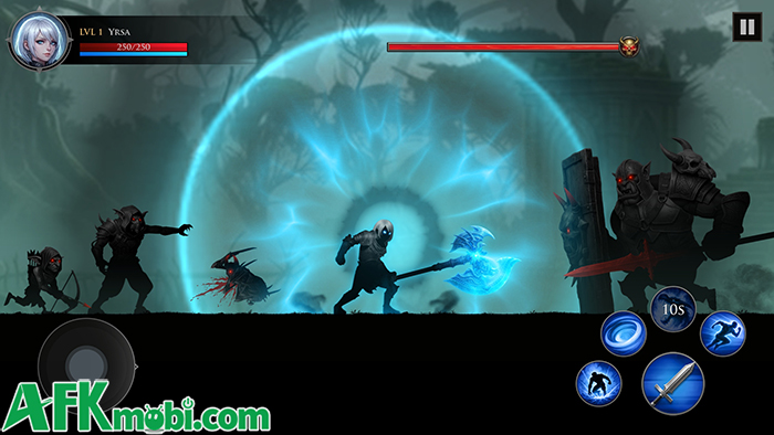 Shadow Requiem: Demon Darkness game hành động chặt chém 2D kèm yếu tố roguelike 3