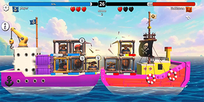 Sắp xếp các mô-đun lên tàu để chuẩn bị cho các vòng đấu tự động với Ship Clash: Pirate Defense