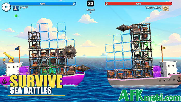 Sắp xếp các mô-đun lên tàu để chuẩn bị cho các vòng đấu tự động với Ship Clash: Pirate Defense 4