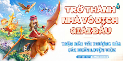 Siêu Tiến Hóa game đấu thú chiến thuật lấy chủ đề Pokémon có ngôn ngữ tiếng Việt hoàn chỉnh