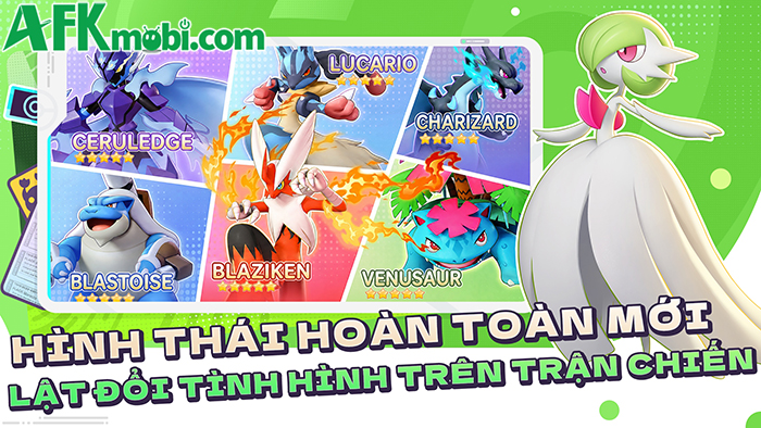 Siêu Tiến Hóa game đấu thú chiến thuật lấy chủ đề Pokémon có ngôn ngữ tiếng Việt hoàn chỉnh 1
