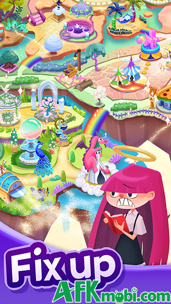 Trang trí những hòn đảo lơ lửng giữa trời trong game giải đố Sky Island: Merge & Story 3