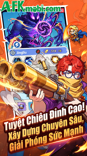 Xây dựng đội anh hùng đối mặt với các đợt quái vật trong game hành động Squad Oath 3