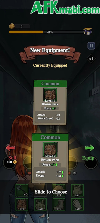 Survivior Run game chiến thuật roguelike đơn giản lấy chủ đề thế giới hậu tận thế kinh dị 1