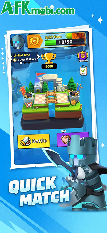 Gầy dựng dàn anh hùng trong các trận đấu chiến thuật cờ tự động tại game Tap Troop: Dash TD 0