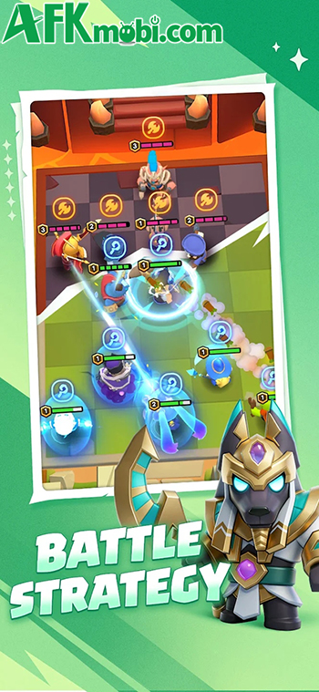 Gầy dựng dàn anh hùng trong các trận đấu chiến thuật cờ tự động tại game Tap Troop: Dash TD 2