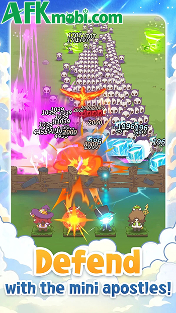 Phòng thủ trước sự tấn công lũ quỷ một cách đơn giản trong game Tiny Divines 0