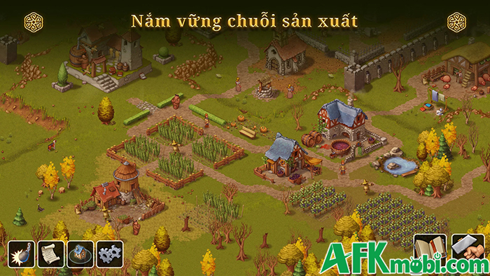 Dẫn dắt các thần dần gầy dựng đế chế trong game Townsmen - A Kingdom Rebuilt Mobile 2