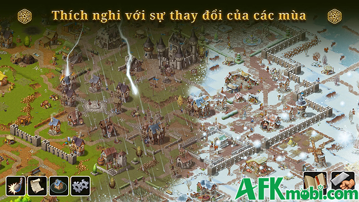 Dẫn dắt các thần dần gầy dựng đế chế trong game Townsmen - A Kingdom Rebuilt Mobile 4