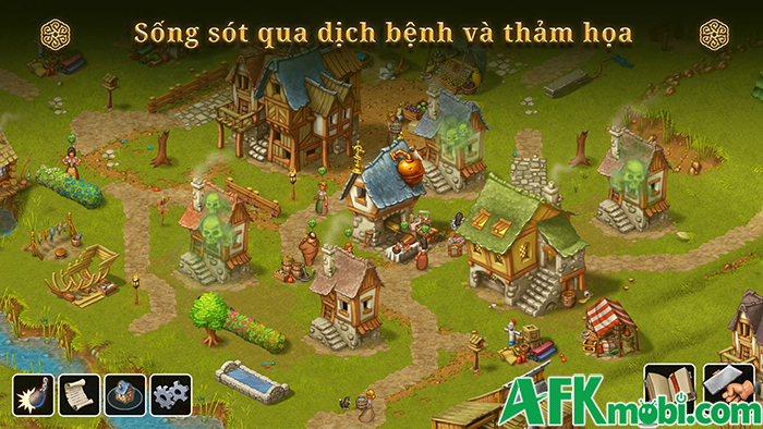 Dẫn dắt các thần dần gầy dựng đế chế trong game Townsmen - A Kingdom Rebuilt Mobile 5