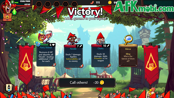 Bắt đầu những hành trình giải phóng những người lùn trong game Union of Gnomes Mobile 2