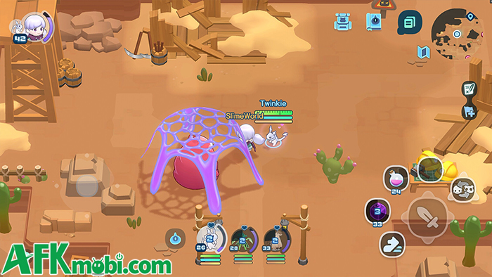 Bắt, thu thập đồng thời huấn luyện những sinh vật độc đáo trong game World of Slime 2