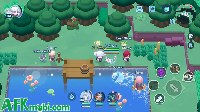 Bắt, thu thập đồng thời huấn luyện những sinh vật độc đáo trong game World of Slime 0