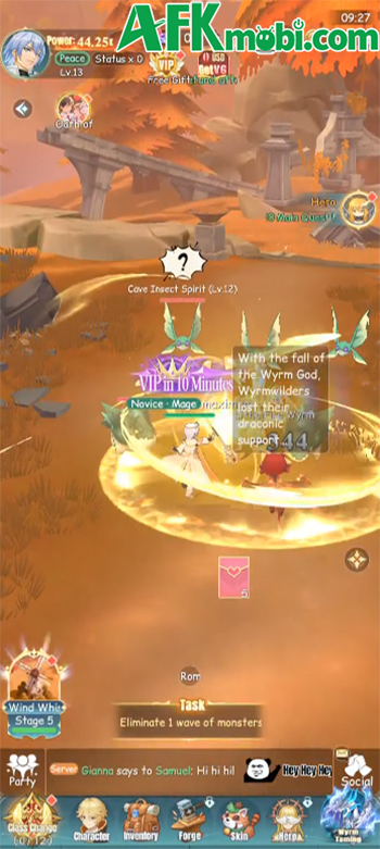 WyrmWild: Monster Trail game MMORPG màn hình dọc với những con pet là rồng 1