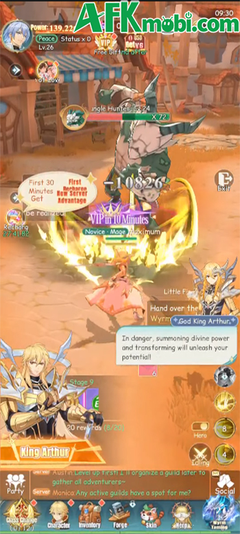 WyrmWild: Monster Trail game MMORPG màn hình dọc với những con pet là rồng 3