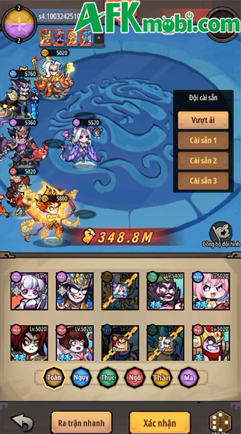 Anh Hùng, Chạy Mau game idle thẻ tướng với chủ đề Tam Quốc kết hợp đạo mộ 2