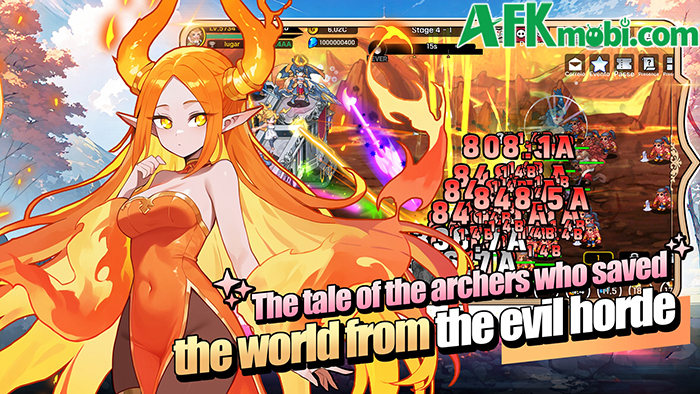 Archer Castle: AFK Idle RPG game nhàn rỗi cho bạn phát triển một pháo đài di động 0