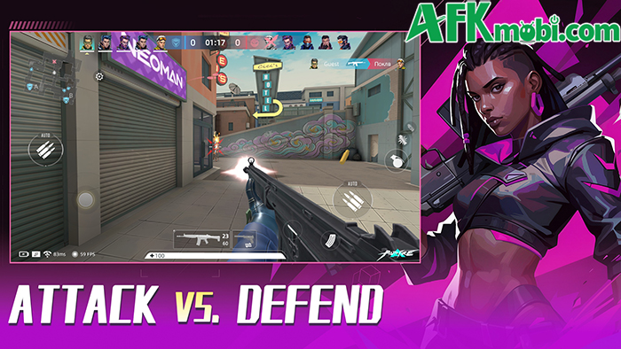 AUTO-FIRE: Cyberpunk FPS game bắn súng trực tuyến với phong cách đồ họa đậm chất Valorant 2