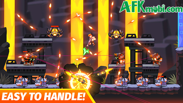 Chiến đấu vượt qua hàng loạt các khu vực trong Auto Hero: Auto-Shooting Game 0