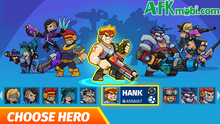 Chiến đấu vượt qua hàng loạt các khu vực trong Auto Hero: Auto-Shooting Game 2