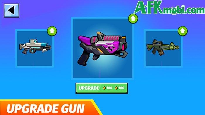 Chiến đấu vượt qua hàng loạt các khu vực trong Auto Hero: Auto-Shooting Game 3