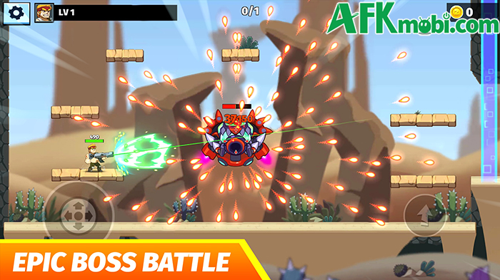 Chiến đấu vượt qua hàng loạt các khu vực trong Auto Hero: Auto-Shooting Game 4