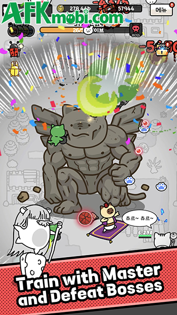 Cùng chú mèo nhỏ giải cứu nhân loại lẫn người hầu của mình tại Cat Butler: Idle Shooter RPG 2