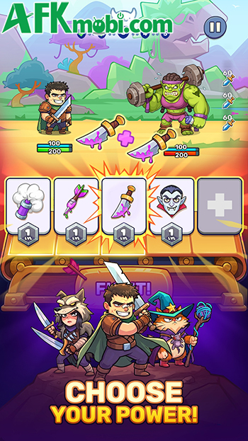Xây dựng bộ hàng động cho nhân vật sử dụng chiến đấu trong Conveyoro Heroes: Rogue RPG 1