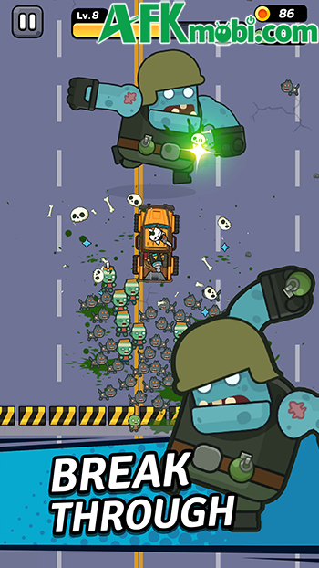 Cùng chú mèo lái xe bán tải càn quét bọn thây ma trong game Crash Cat: Zombie Survivor 4