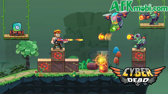 Càn quét bọn xác sống máy móc trong game hành động Cyber Dead: Super Squad 0