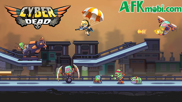 Càn quét bọn xác sống máy móc trong game hành động Cyber Dead: Super Squad 3