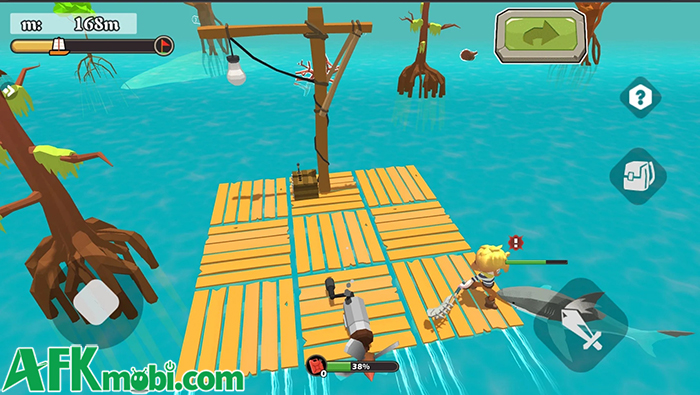 Bắt đầu công cuộc sinh tồn trên một hòn đảo hoang trong game Đảo Sinh Tồn 3D 4