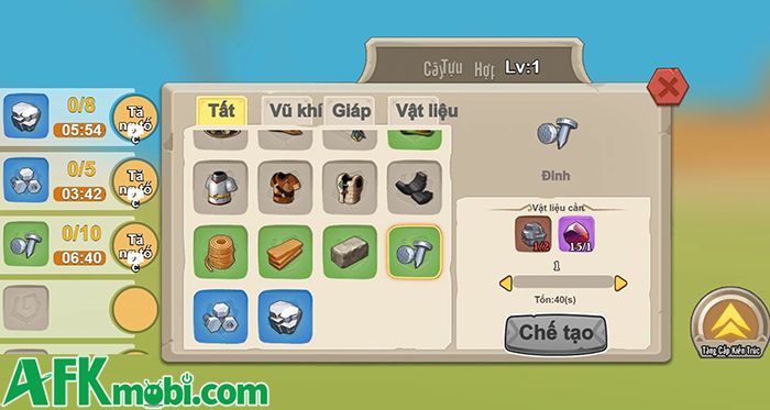 Bắt đầu công cuộc sinh tồn trên một hòn đảo hoang trong game Đảo Sinh Tồn 3D 3
