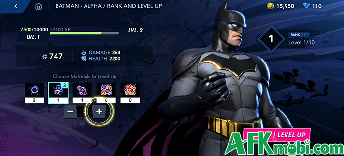 DCKO game đối kháng lấy chủ đề vũ trụ DC, được phát triển cho chính nền tảng di động 5
