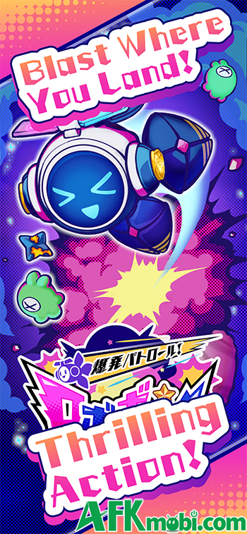 Ngăn chặn những kẻ xấu đào bới mảnh vỡ không gian trong game Explosion! ROBOBOM 0