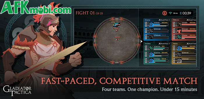 Gladiator Tactica game chiến thuật đưa bạn gầy dựng đội võ sĩ giác đấu trong những trận đấu trí 2