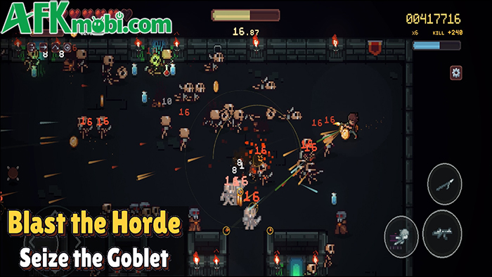Chiếm lấy những chiếc cốc vàng trong những ngục tối tại game hành động Goblet Rush 0