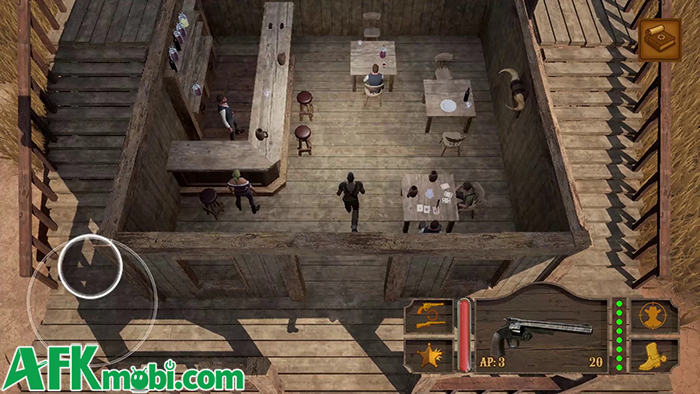 Vào vai một thổ dân da đỏ giữa bối cảnh miền Viễn Tây hoang dã trong game Hawkborough 3