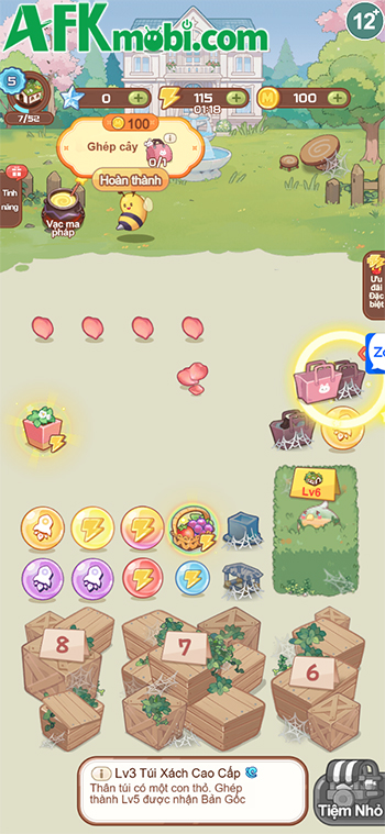 Hey Bunny - Thỏ Ơi! game casual mới vừa được ra mắt trên cổng game của Zalo 1
