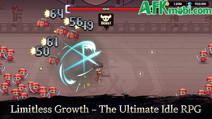 Infinite Master: Idle RPG game nhập vai nhàn rỗi lấy chủ đề võ hiệp với phong cách đồ họa pixel 0